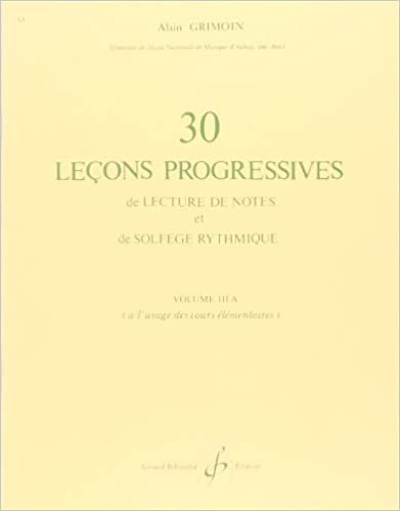 30 Lecons Progressives Vol. 3A